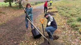 ČEZVýsadby se ujali místní dobrovolníci, každý strom má přitom svého patrona